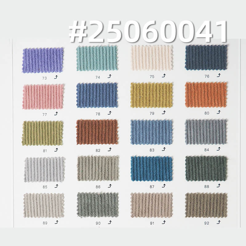 Microfiber 11-Wale Warp Knit Corduroy | 210g/m2 Polyester Fabric | for Pants, Skirts & Jackets
