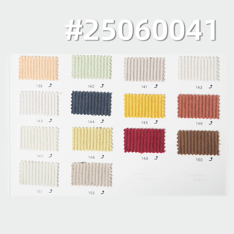 Microfiber 11-Wale Warp Knit Corduroy | 210g/m2 Polyester Fabric | for Pants, Skirts & Jackets