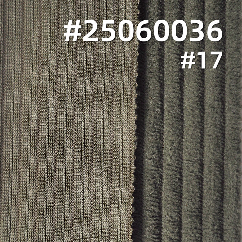 Stretch Wide Wale Corduroy Fabric | 5W Warp-Knit Polyester | 280g/m2 for Jackets, Pants, Hats