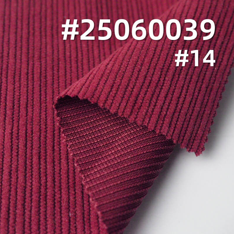 High Stretch Mixed Wale Corduroy | 16W Warp-Knit Fabric | 280g/m2 for Fall/Winter Trousers & Skirts