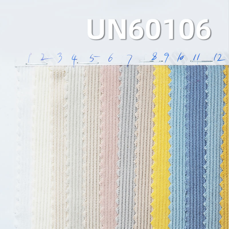 Wash-Free High-Stretch Corduroy | 260g/m² Polyester 14-Wale Straight-Stripe Corduroy | Hat, Pants and Outerwear Material