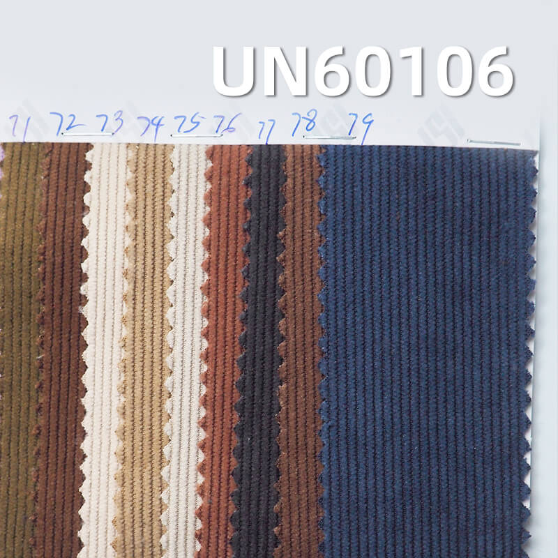 Wash-Free High-Stretch Corduroy | 260g/m² Polyester 14-Wale Straight-Stripe Corduroy | Hat, Pants and Outerwear Material