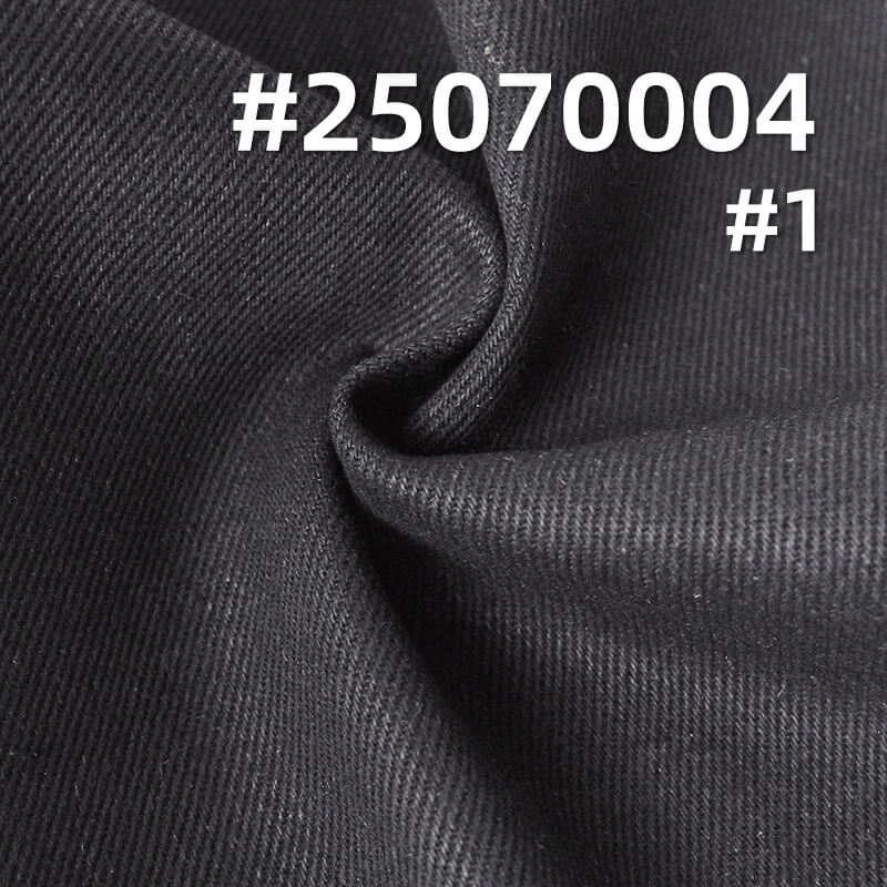 Yarn-Dyed Denim Fabric | 14.1oz Heavyweight Black/Black Denim | Sulphur Black Dye | Bleachable & Garment Washable