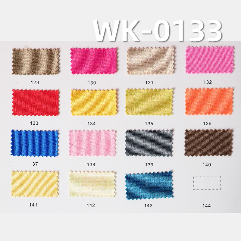 Shiny Polyester Spandex Tricot | 180g/m2 4-Way Stretch Fabric for Swim, Yoga & Activewear