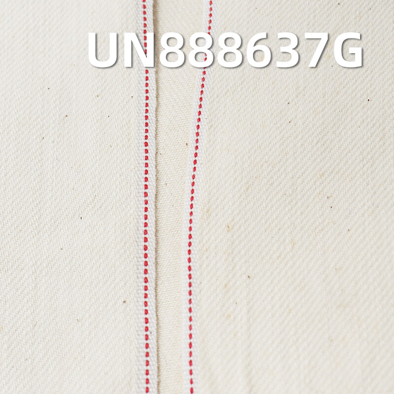 Raw Selvedge Denim Fabric | 10.1oz Stretch Cotton Slub Twill | For Jeans, Jackets & Skirts