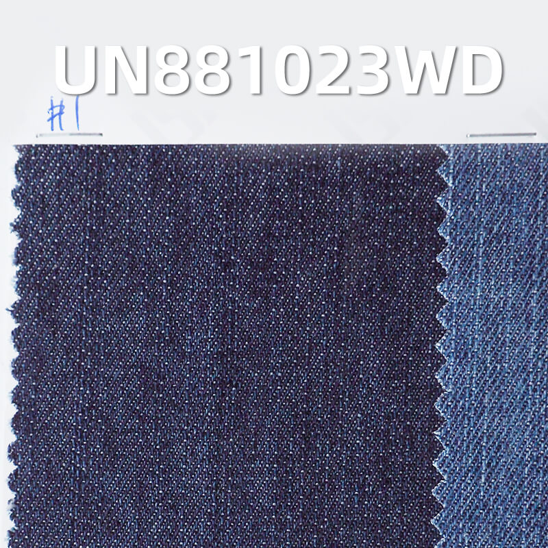 Rinsed Denim Fabric | 9.9oz Cotton Rayon Slub Twill | Lightweight for Shirts & Skirts