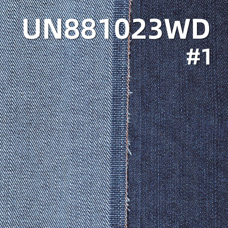 Rinsed Denim Fabric | 9.9oz Cotton Rayon Slub Twill | Lightweight for Shirts & Skirts