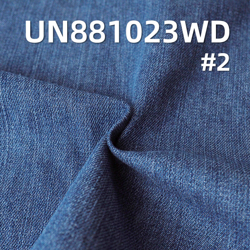 Rinsed Denim Fabric | 9.9oz Cotton Rayon Slub Twill | Lightweight for Shirts & Skirts