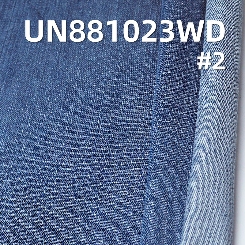 Rinsed Denim Fabric | 9.9oz Cotton Rayon Slub Twill | Lightweight for Shirts & Skirts
