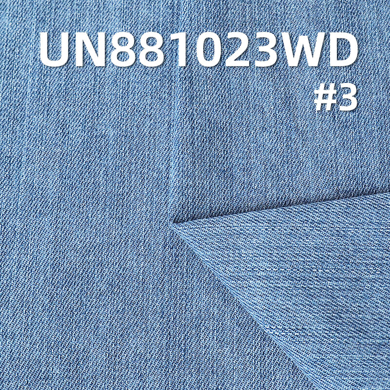 Rinsed Denim Fabric | 9.9oz Cotton Rayon Slub Twill | Lightweight for Shirts & Skirts