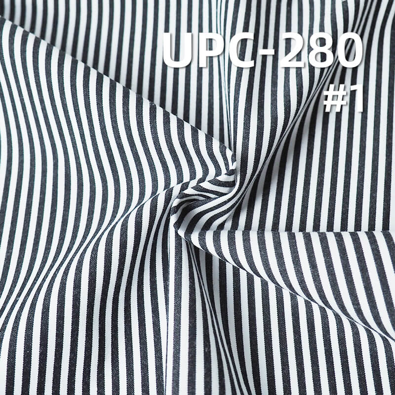 Yarn-Dyed 100% Cotton Stripe | 130g/m2 Lightly Brushed Plain Weave | Fabric for Shirts, Skirts & Pants