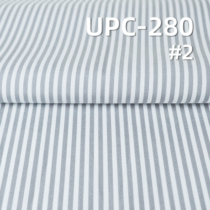 Yarn-Dyed 100% Cotton Stripe | 130g/m2 Lightly Brushed Plain Weave | Fabric for Shirts, Skirts & Pants