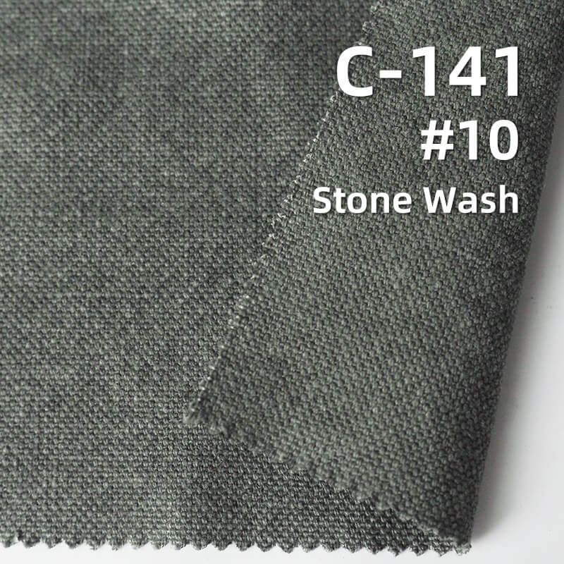 Heavyweight Piqué Canvas | 340g/m2 with Washable Fade Effect | 100% Cotton Fabric for Bags, Pants & Jackets