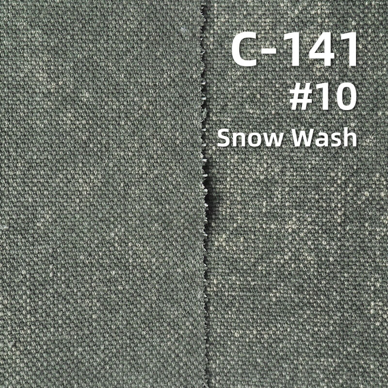 Heavyweight Piqué Canvas | 340g/m2 with Washable Fade Effect | 100% Cotton Fabric for Bags, Pants & Jackets