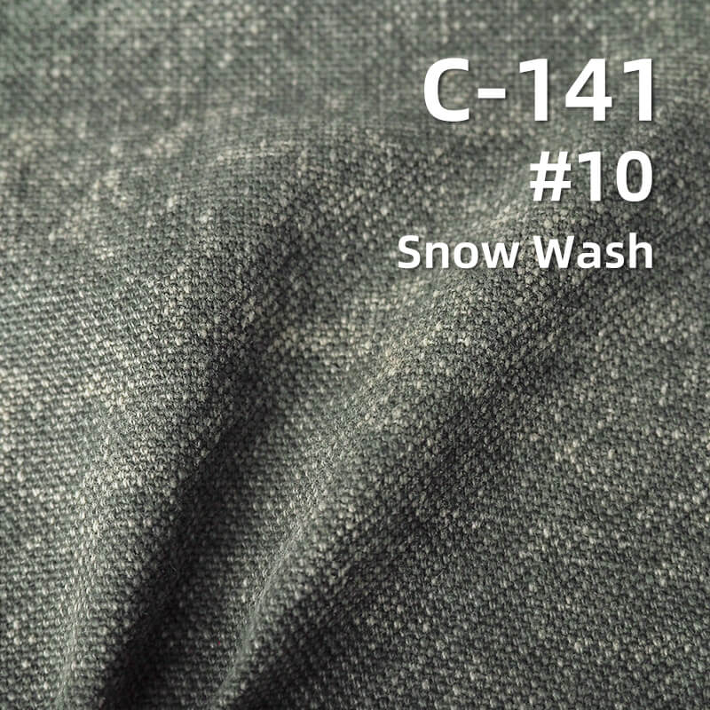 Heavyweight Piqué Canvas | 340g/m2 with Washable Fade Effect | 100% Cotton Fabric for Bags, Pants & Jackets