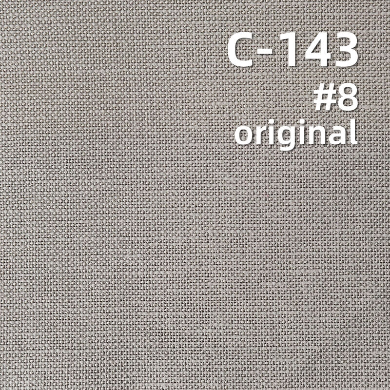 Cotton Rayon Linen-Look Fabric | 155g/m2 Solid Color Plain Weave | Washable Fabric for Trousers, Skirts
