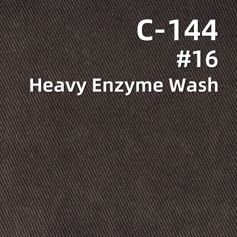 Ultra-Soft Washed Cotton | 300g/m2 Cotton 3/1 Left-Hand Twill | Fabric for Skirts, Work Pants & Jackets