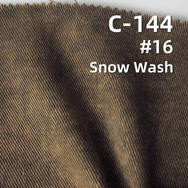 Ultra-Soft Washed Cotton | 300g/m2 Cotton 3/1 Left-Hand Twill | Fabric for Skirts, Work Pants & Jackets