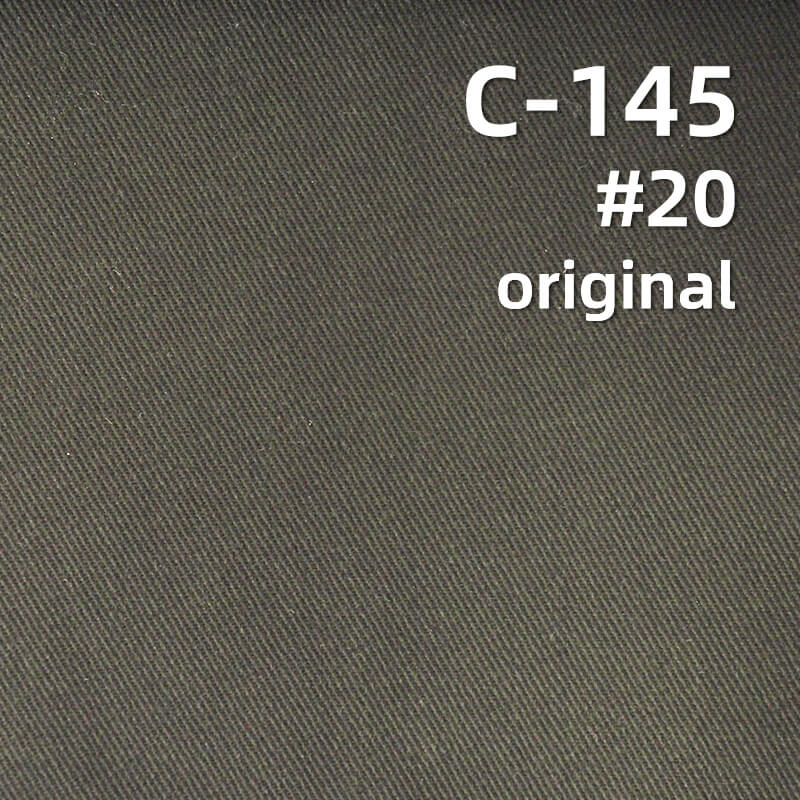 Super Soft Carbon Peached Washed Twill Fabric | 200g/m2 Cotton Dyed Fabric | Skirts Workwear Trousers Shirts Fabric