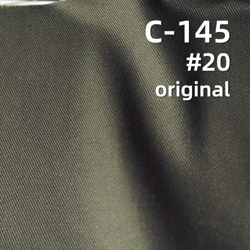 Super Soft Carbon Peached Washed Twill Fabric | 200g/m2 Cotton Dyed Fabric | Skirts Workwear Trousers Shirts Fabric