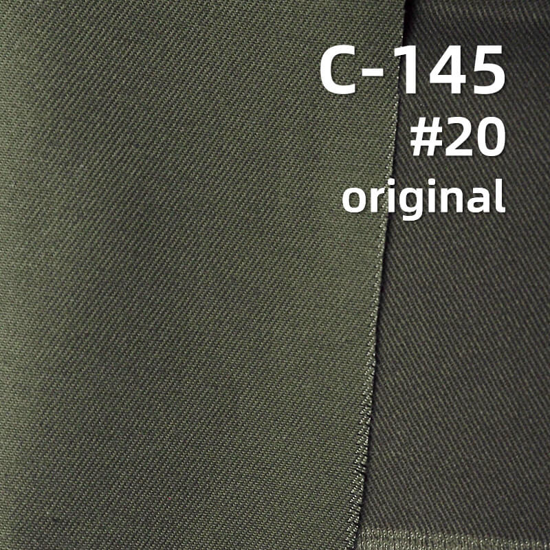 Super Soft Carbon Peached Washed Twill Fabric | 200g/m2 Cotton Dyed Fabric | Skirts Workwear Trousers Shirts Fabric