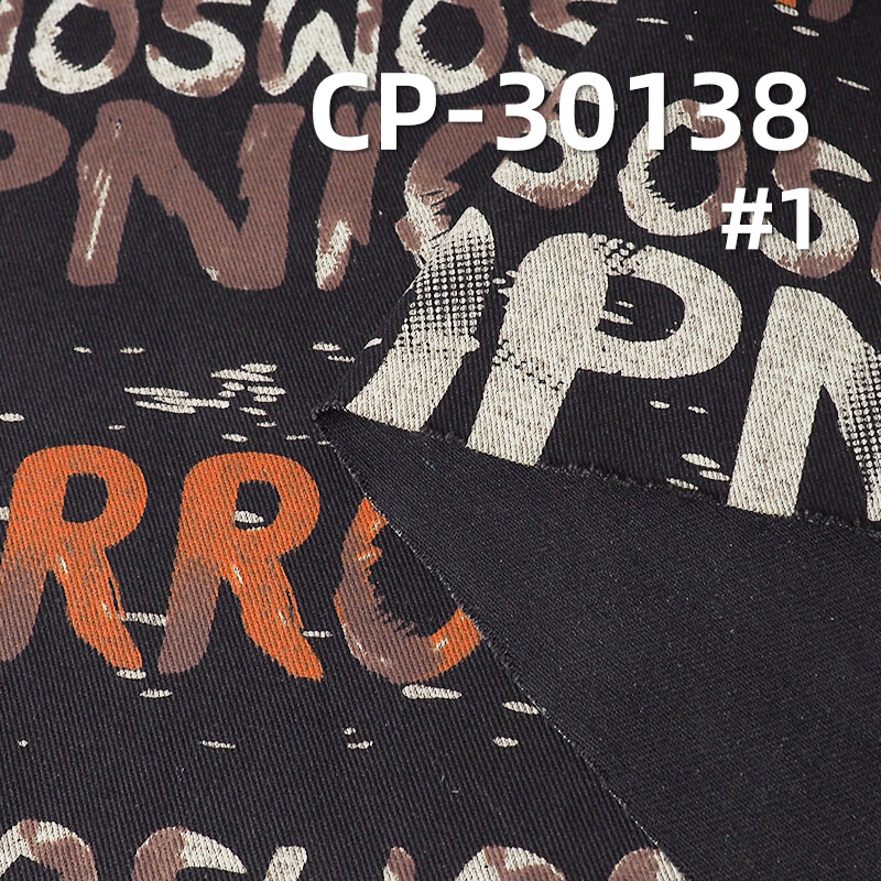 Black Face Black Back Printed Denim | 11oz Cotton Polyester Twill Denim Fabric | Bags Jeans Denim Jackets Fabric