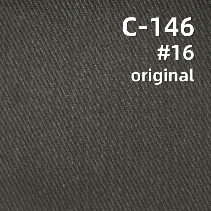 Super Soft Carbon Peached Washed Cotton Fabric | 360g/m2 Cotton Heavyweight Twill Dyed Fabric