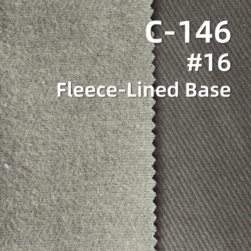 Super Soft Carbon Peached Washed Cotton Fabric | 360g/m2 Cotton Heavyweight Twill Dyed Fabric