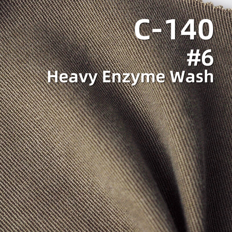 Washed Twill Fabric | 260g/m2 Lyocell Cotton Twill Fabric | Skirts Workwear Trousers Casual Jackets Fabric