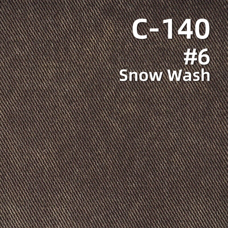 Washed Twill Fabric | 260g/m2 Lyocell Cotton Twill Fabric | Skirts Workwear Trousers Casual Jackets Fabric