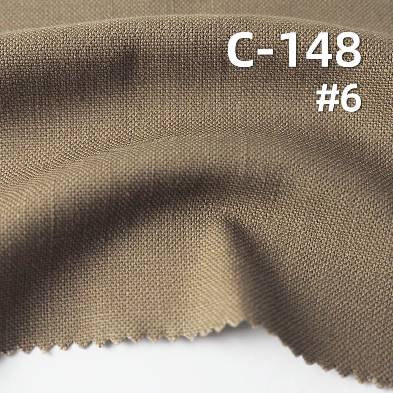 Washed Fine Canvas Fabric | 245g/m2 Cotton High-Density Canvas | Bags Trousers Tops Fabric