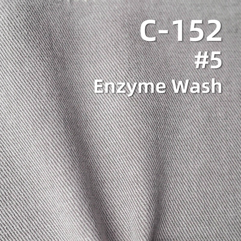 Frost Washed Twill Gabardine | 270g/m2  Cotton Twill Dyed Fabric | Pigment Dyed | Trousers Skirts Jackets Fabric