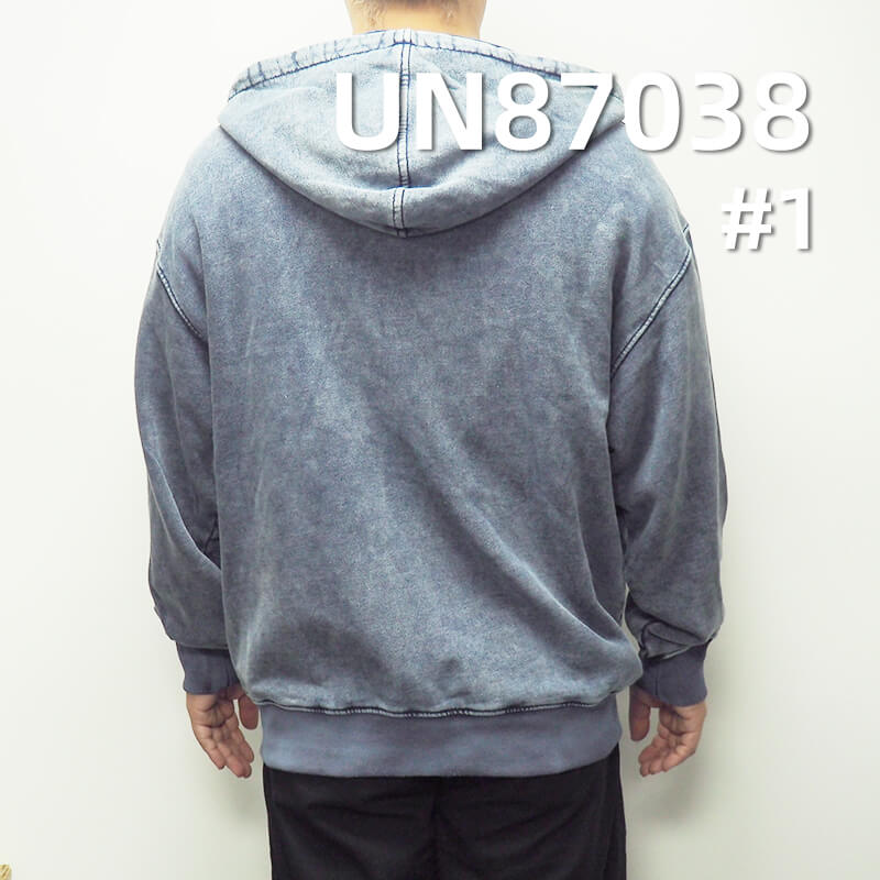 Indigo Knit Denim Fabric | 340g/m2(10 oz) All-Cotton Knit Denim | Denim Blue Sweatshirt Cloth | Stretch Jeans, Sweatshirt, and Outerwear Material