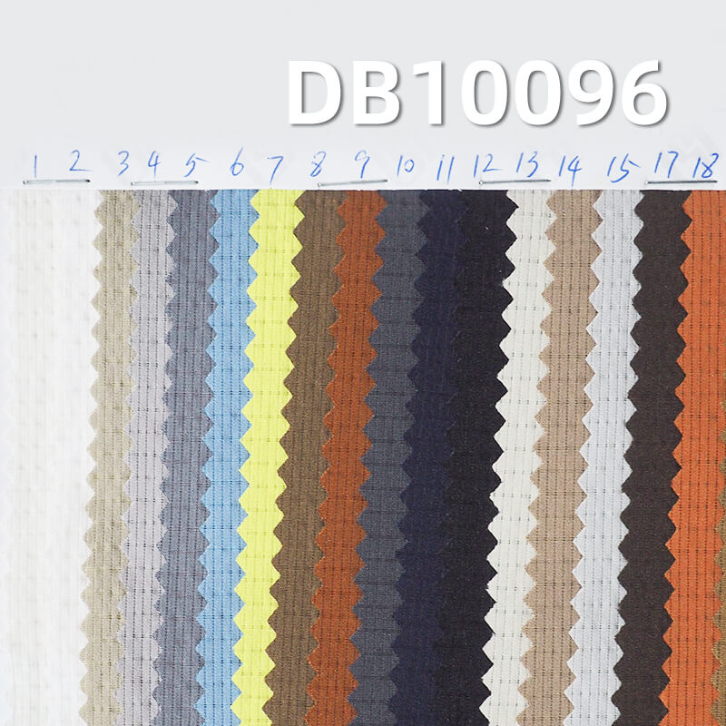 Four-Way Stretch Check Fabric | 118g/m² Polyester & Nylon Hollow Monofilament Dyeing | UV40 Resistance |Outdoor Sportswear & Windbreaker Fabric