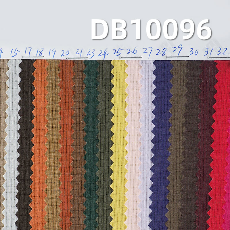 Four-Way Stretch Check Fabric | 118g/m² Polyester & Nylon Hollow Monofilament Dyeing | UV40 Resistance |Outdoor Sportswear & Windbreaker Fabric