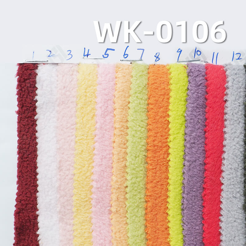 310g/m² Polyester Double-Sided Fleece | Anti-Static & Anti-Bacterial Knit Fabric for Fall & Winter