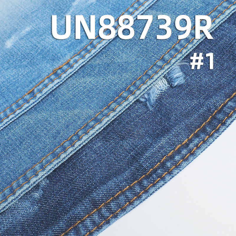 Desized Denim | 9oz 100% Cotton Crosshatch Slub Denim | 3/1 Right-Hand Twill | Denim Skirts & Shirts Fabric