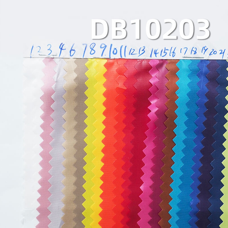 Ultralight Mini-Grid Ripstop Fabric | 36g/m2 High Sheen 100% Polyester | Water-Repellent Shell Fabric