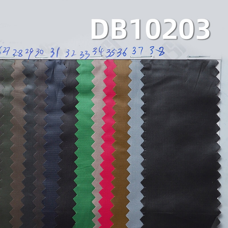 Ultralight Mini-Grid Ripstop Fabric | 36g/m2 High Sheen 100% Polyester | Water-Repellent Shell Fabric