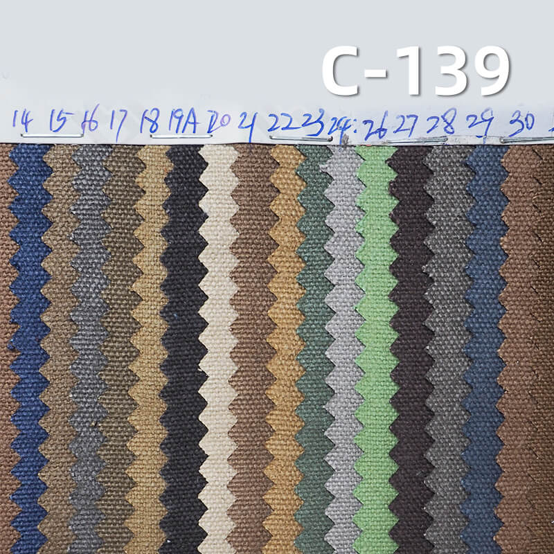 100% Cotton 12oz Canvas Fabric | 370g/m²  Pigment Washed Canvas | Pure Cotton Pearl Canvas for Bags, Shoes, Hats, Apparel