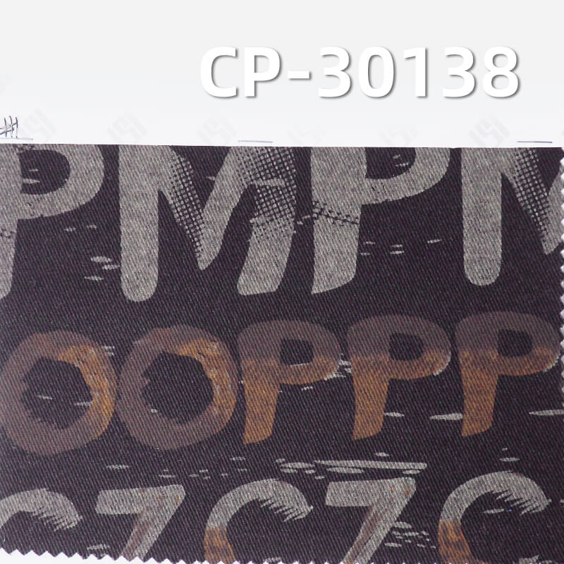 Black Face Black Back Printed Denim | 11oz Cotton Polyester Twill Denim Fabric | Bags Jeans Denim Jackets Fabric