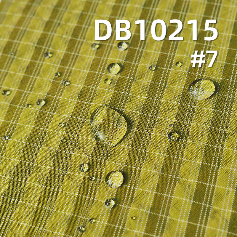 Two-Tone Plaid Dyed Fabric | 190gsm Polyester Rayon Blend Fabric | Waterproof | Anti-static | Windbreaker Fabric