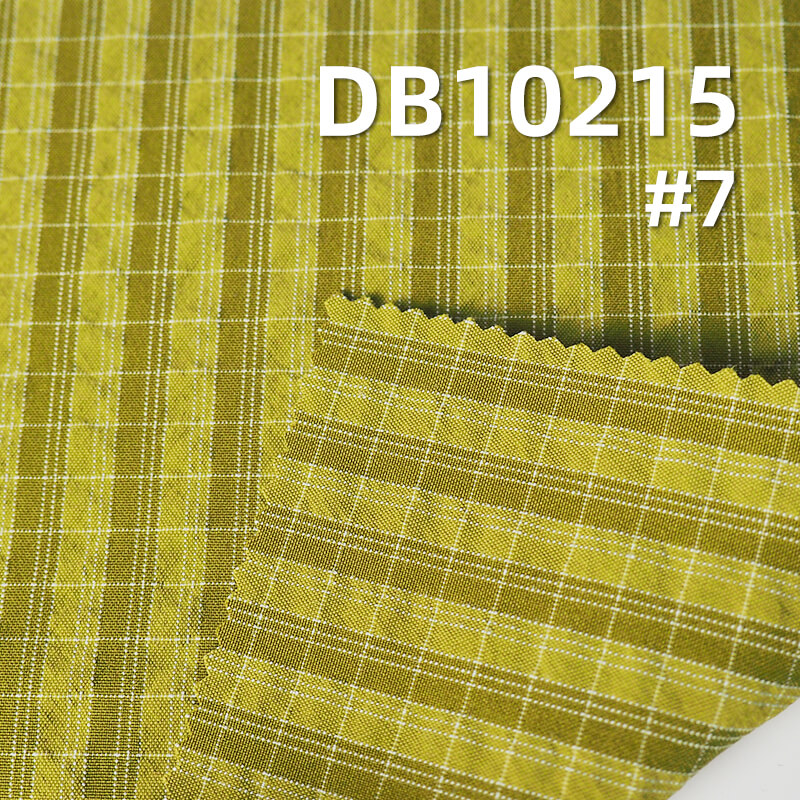 Two-Tone Plaid Dyed Fabric | 190gsm Polyester Rayon Blend Fabric | Waterproof | Anti-static | Windbreaker Fabric