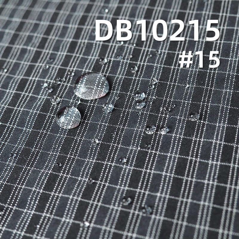 Two-Tone Plaid Dyed Fabric | 190gsm Polyester Rayon Blend Fabric | Waterproof | Anti-static | Windbreaker Fabric