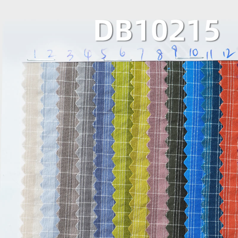 Two-Tone Plaid Dyed Fabric | 190gsm Polyester Rayon Blend Fabric | Waterproof | Anti-static | Windbreaker Fabric