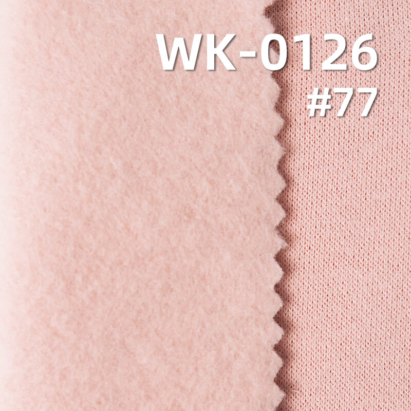 300g/m2 CVC |Combed Cotton Polyester Blend |Brushed Back Sweatshirt Fleece| Knit Fabric for Hoodies, Joggers and Jackets