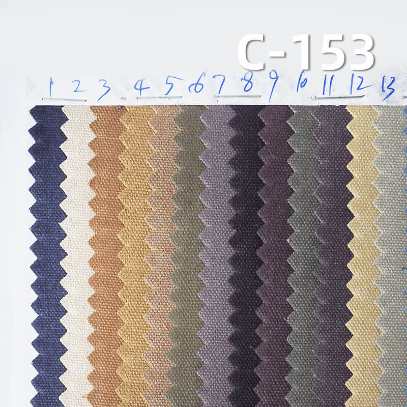 Garment Washed Canvas | 330g/m2 100% Cotton High-Density Thick Canvas | Fabric for Bags & Apparel