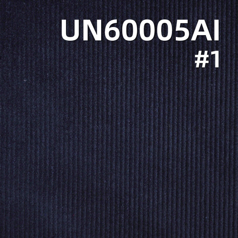Indigo Corduroy | 285g/m² All-Cotton 14-Wale Corduroy | Denim Blue Corduroy | For Pants & Jackets
