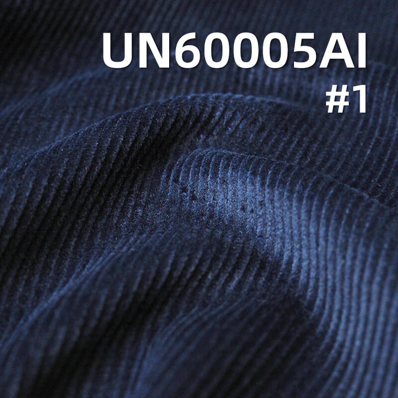 Indigo Corduroy | 285g/m² All-Cotton 14-Wale Corduroy | Denim Blue Corduroy | For Pants & Jackets