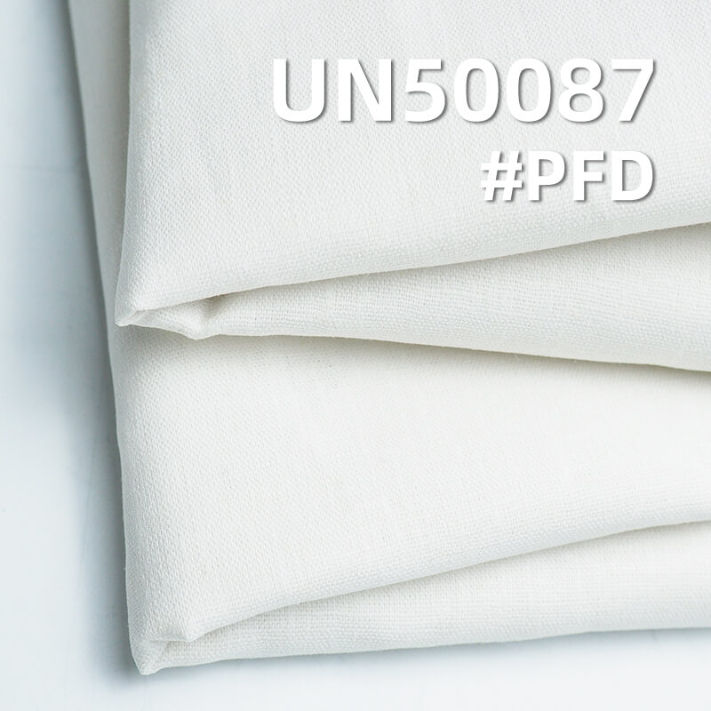 Hemp Cotton Dyed Fabric | 200g/m² Plain Half-bleached Fabric | Solid Color Hemp Cotton for Hanfu, Tops, Skirts